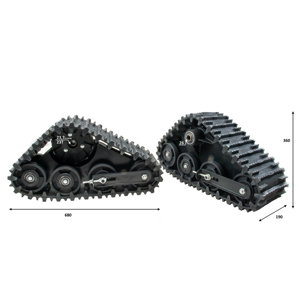 Зимний комплект для квадроциклов ATV 125/110 (лыжи + гусеницы)