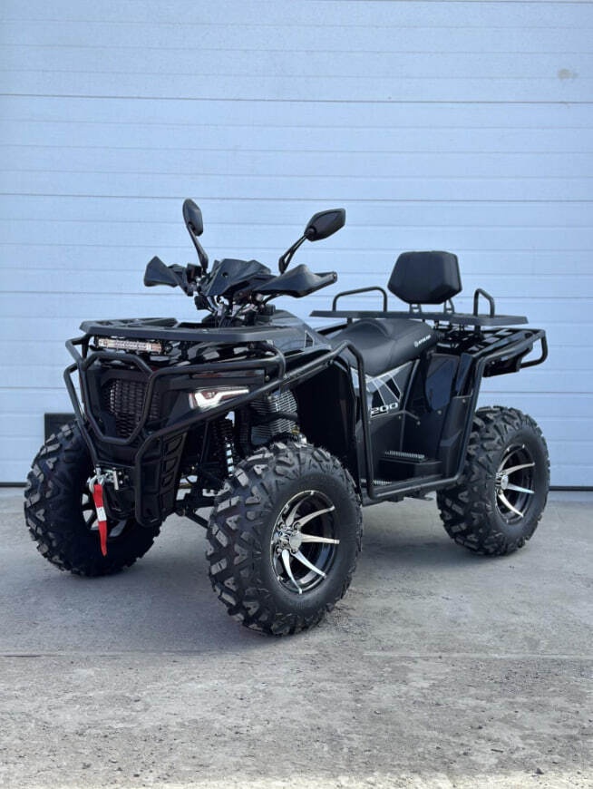 Квадроцикл Apakani 200 Long «Серый». Вариатор, задний привод.